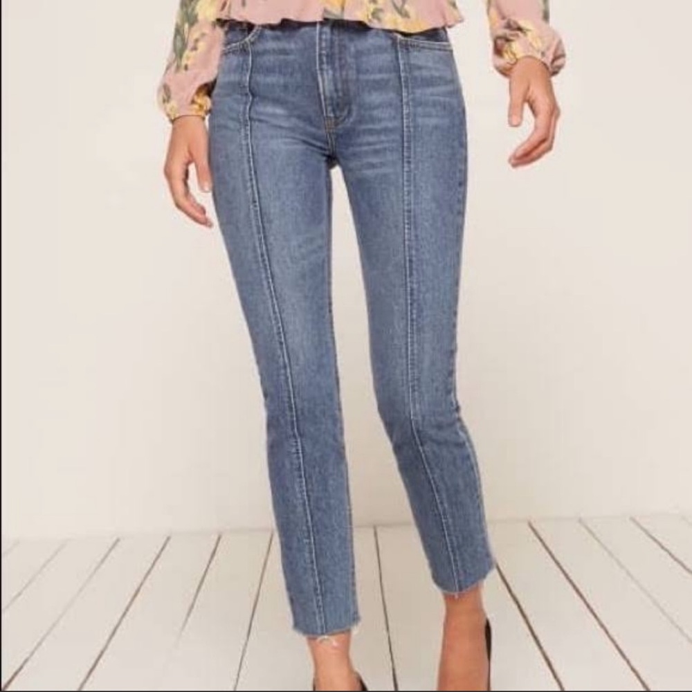 REF Seamed cigarette jean in Celtic